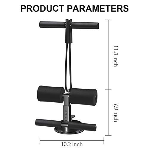 AmazeFan Sit Up Bar with Resistance Bands, Portable Adjustable Sit Up