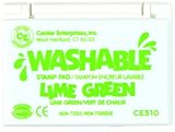 Center Enterprise CE510 Washable Stamp Pad, Lime Green