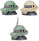Gashapon Mobile Suit Gundam Exceed Model Zaku Head 5 Set
