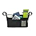 Top Universal Stroller Organizer by SNHNY; The Best Stroller Accessories; Universal Baby Diaper Stroller Bag with Accessary Bag. (Black Simpler)