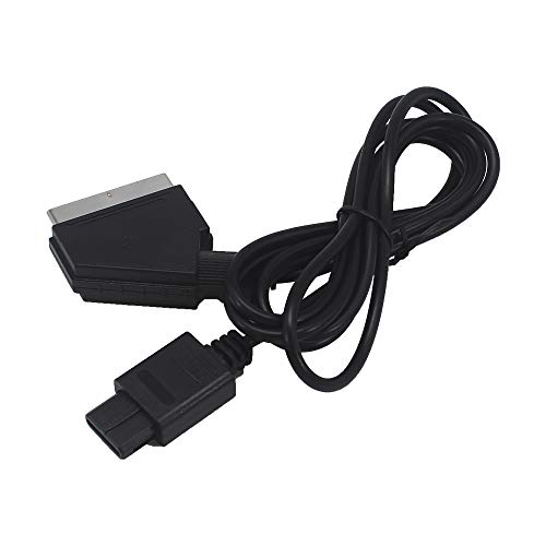 Coolayoung RGB Scart Cable for Nintendo SNES GameCube N64 NTSC, 6ft/1.8m RGB Cable
