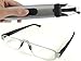 I-Mag Executive Slim Metal Reading Glasses with Slide Open Hard Case (1.50, Silver)
