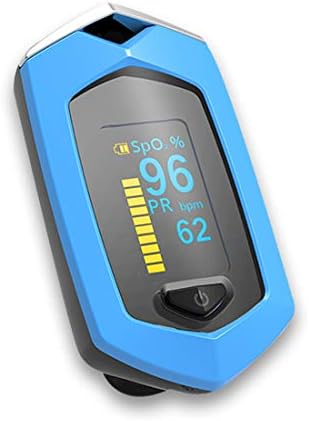 GUARDUU Fingertip Pulse Oximeter, Two-Color OLED Blood Oxygen Saturation Monitor with Heart Rate Monitoring, USB Rechargeable, for Sports And Home