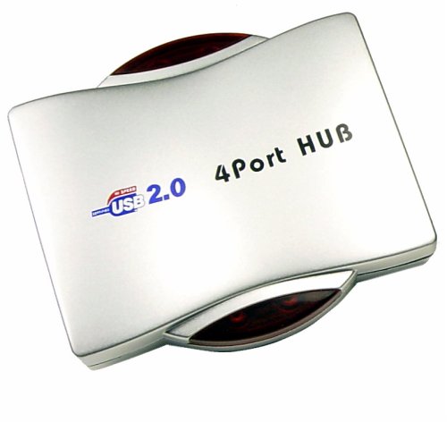 Cables Unlimited USB-1800 4 Port Mini USB 2.0 Hub Bus Powered (30 Inch, Green)