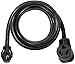 AC WORKS 10FT 30Amp 3-Prong Dryer Extension Cord with Anti-Weather Super Heavy Duty Thick Cord