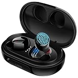 Wireless Earbuds Bluetooth 5.0 Touch Control True Wireless Earbuds with 3500mAh Charging Case 100H Playtime Stereo Hi-Fi Sound Waterproof IPX8 in-Ear Headphone Built-in Mic Earphones