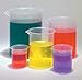 SEOH Plastic Beaker Set - 5 Sizes - 50 100 250 500 and 1000ml primary