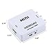 HD Video Converter Box – Generic HDMI to AV RCA CVBS 1080P Composite Audio Video Mini Adapter – Up Scaler Converts HDMI Signals to Normal CVBS for Playing on TV, VHS, VCR & DVD