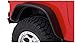 Bushwacker 10924-07 Flat Fender Flares 4pc. Set for 1987-1995 Jeep Wrangler YJ (Excludes Renegade)