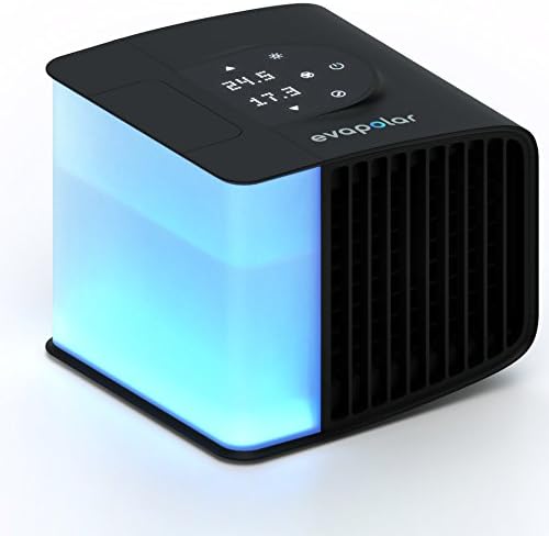 Evapolar EvaSMART Personal Evaporative Air Cooler, Purifier and Humidifier, Portable Air Conditioner EV-3000 with Alexa support - Coal Black