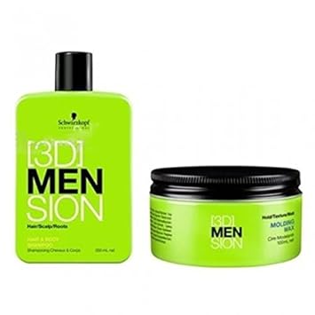 Amazon Com Schwarzkopf Bonacure Men Shampoo 3 D Molding Wax