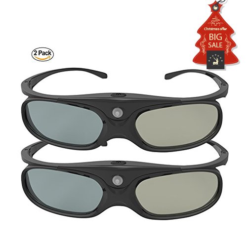 Dlp link 3d glasses, elephas 144hz rechargeable active shutter ey…