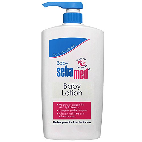 Sebamed Baby Lotion 23.8 Fl Oz (750ml) For Delicate Skin With The pH Value of 5.5 Baby Sebamed is Clinically Proven, Moisturizing and emollient complex For Baby