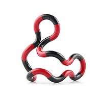 EUNOMIA Fiddle Toy Autism Anti-Stress ADHD EDC Sensory Finger Hand Fidget Toy Stress Relief Toys Adult Kids (Red + Black)