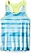 Skechers Girls' Big go All Over Printed Racer Back Tank, Bluefish, Large