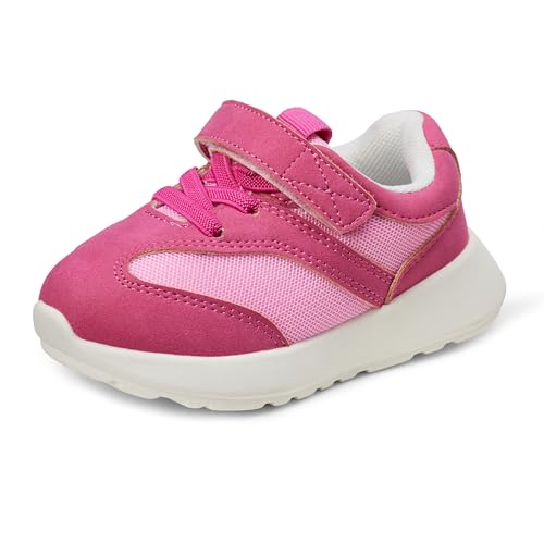 Amazon Essentials Unisex Kids' Hook and Loop Athletic Sneakers for Boys and Gir…