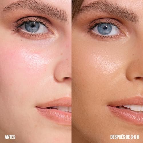 Gotas de bronzeamento New York Superstay Summer Shot, bronzeado construível, durabilidade de 96 horas, resultado natural e uniforme