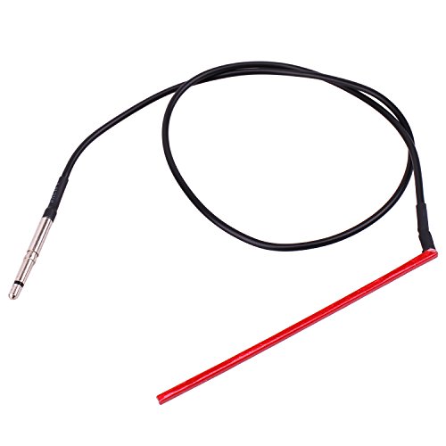Ultrathin Red Pickup Under-Saddle Passive Piezo Film Pickup Sticks for Acoustic Guitar with Plug
