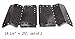 Hongso PPD332 Porcelain Steel Heat Plates, Heat Shield, Heat Tent, Burner Cover, Vaporizor Bar Replacement for Gas Grill Model Stok SGP4032N, SGP4130N, SGP4330, SGP4330SB, Set of 2 (14 1/4 X 25)