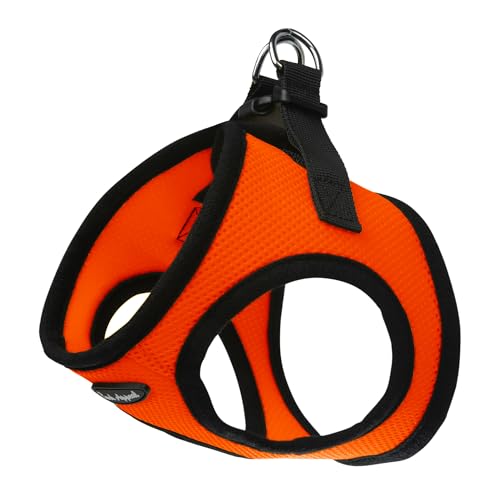 Bark Appeal Orange Step-in Dog Harness