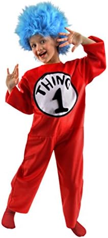 elope Dr Seuss Cat in The Hat Thing 1, 2, 3 or 4 Child Costume - Small