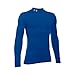 Under Armour Boys' ColdGear Armour Mock, Royal (400)/Steel, Youth Medium