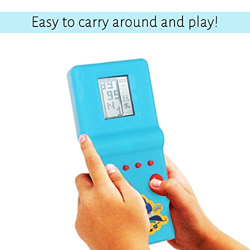 Toy Cubby Retro Classic Electronic Handheld LCD Pocket Toy Tetris Brick Game
