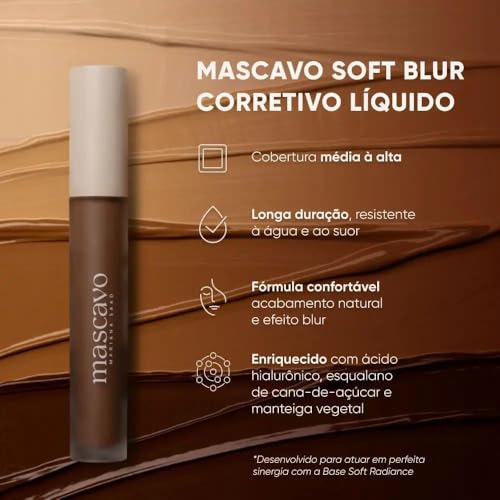 Mascavo Soft Blur Corretivo Líquido 33n 6g