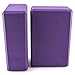 Peace Yoga Foam Exercise Blocks Purple [9” x 6” x 3”] (2 pack)