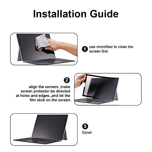 【 Fully Removable 】 iPad 12.9 Privacy Screen,ZOEGAA iPad 12.9 Removable Privacy Screen Protector Compatible with iPad Pro 12.9 inch 2018 Release【Anti-Spy Filter 】 Anti-Glare Compatible Apple Pencil