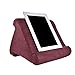 Tablet Pillow ipad Pillow Holder Reading Pillow Multi Angle Pad Stand | Black / Sapphire / Gray / Blue / Burgundy, Angle Tablet Cushion Pillow for iPad Air & iPad Used on Bed, Knee, Desk, Sofa, Floor