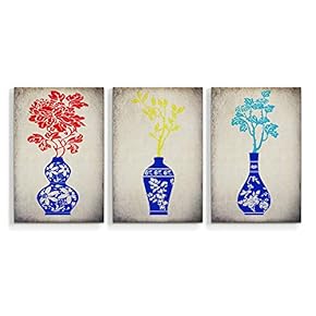 3 Panel Canvas Wall Art Chinese Traditional Palace Pictures Home Wall Decorations for Bedroom Living Room Paintings Canvas Prints Framed - 16"x24" x 3 Panels