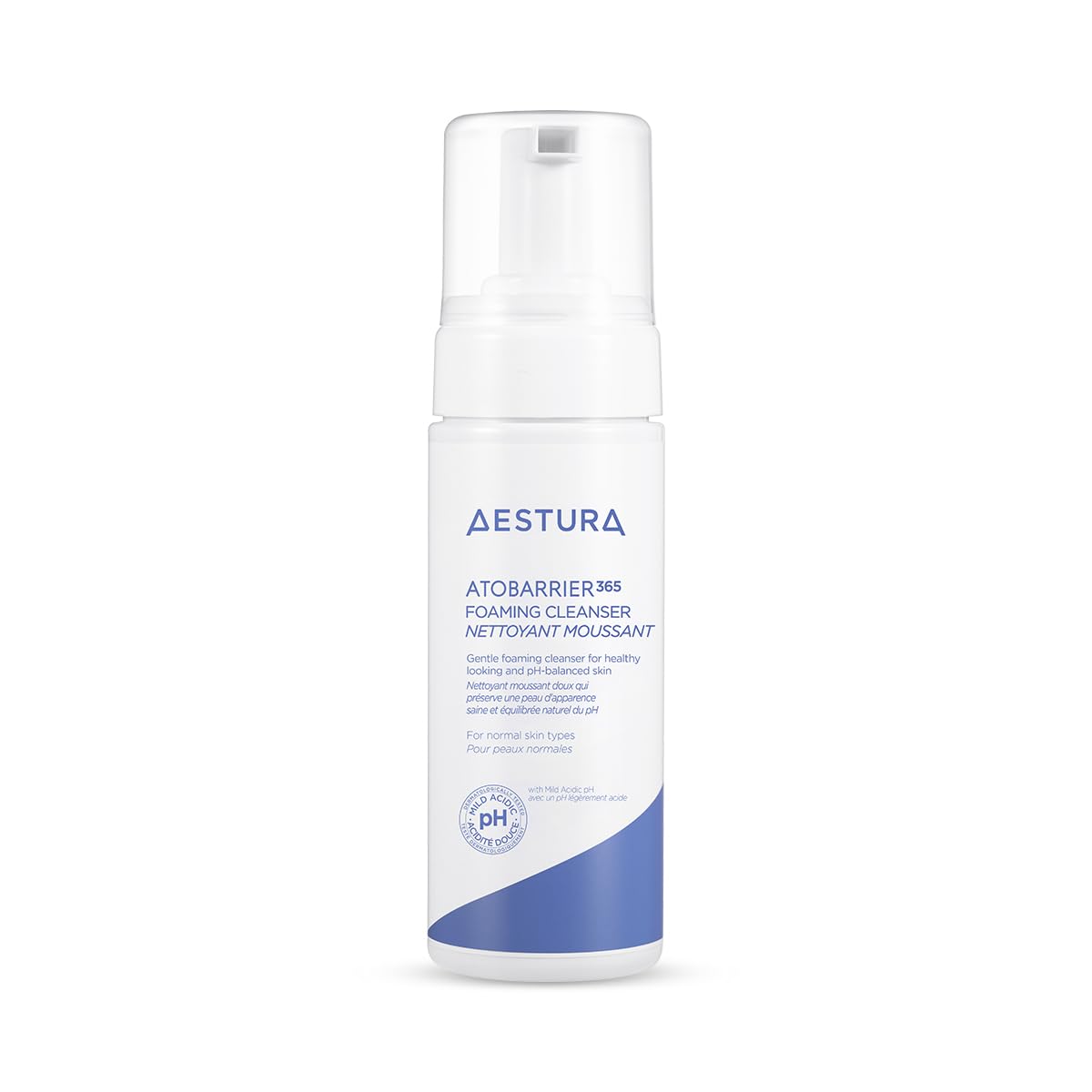 AESTURA ATOBARRIER365 FOAMING CLEANSER | Foaming Face Wash with Mild Acidic pH formula | Rich Mousse Cleanser | Dermatologist Tested | 150mL