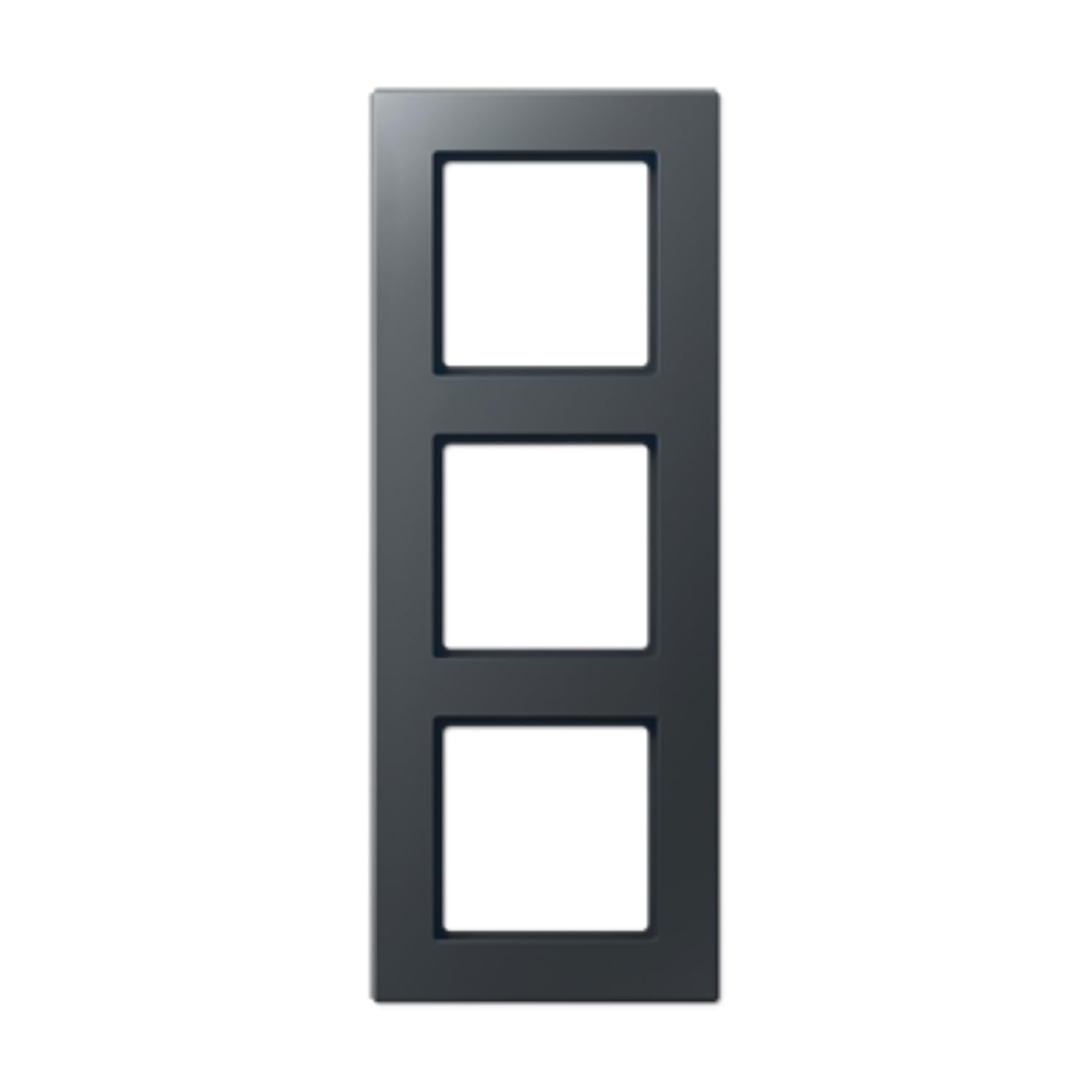 Jung Rahmen 3fach Shatterproof Series A Creation Charcoal Matt, 1 Piece, AC 583 BF ANM