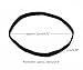 Honbay 10pcs Anti-Slip Thin Elastic Black Sports Headbands Yoga Head Band Sweatband for Men and Women