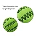 MixMart Natural Rubber Dog Toy Balls (2.6in) with Minty Scent-2 Pack (Grass Green/Mint)