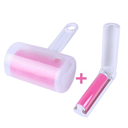 Lint Remover Roller, WOWGO Reusable Lint Roller Sticky Picker Cleaner Set for Pet Hair Clothes, Medium/Mini Size Portable & Washable for Travel Lint Remover Roller, WOWGO Reusable Lint Roller Sticky Picker Cleaner Set for Pet Hair Clothes, Medium/Mini Size Portable & Washable for Travel