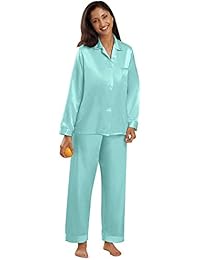 silky pajamas with flannel inside