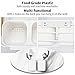 Attom Tech Home Modern Wood Handle Dish Rack and Drain Board, 16.5