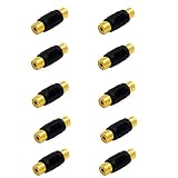 SIENOC 10 Pics RCA Female to Female AV Coupler Joiner Extender
