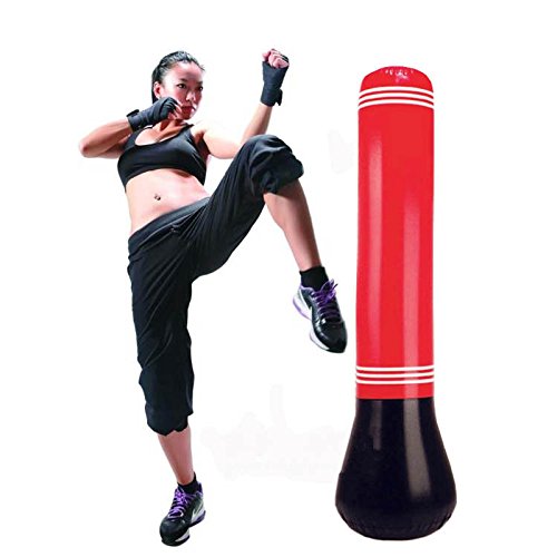 Nadalan Inflatable Boxing Column Tumbler Sandbags Fitness,Training,Fun Activity