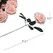Lmeison Artificial Flower Rose Real Looking Artificial Roses w/Stem (Blush, 3''/50pcs)