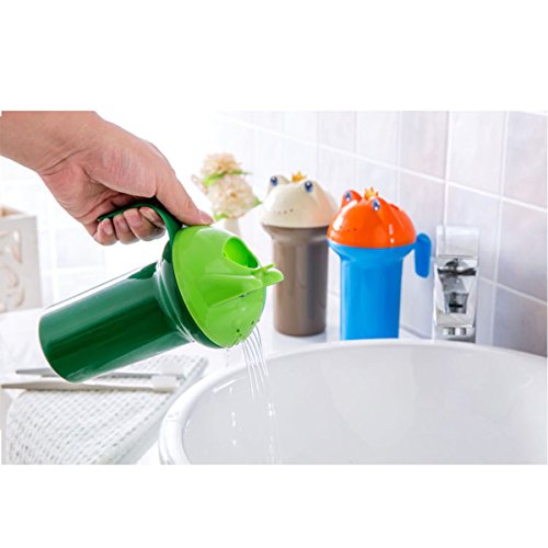 MonLiya Cartoon Bath Tear-Free Waterfall Rinser Child Shampoo Rinser Shower Cup Baby Wash Hair Bath Shower Eye Shield Sprinkler - Thumbnail 4