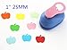 CADY Crafts Punch 2.5 cm Paper Punches EVA Handmade Punches Flower (Apple)