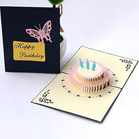 Amazon Boyioung誕生日カード 立体グリーティングカードお誕生日カード母親向けお誕生日カード父親向けお誕生日カード子供向けお誕生日カード お友達向けお誕生日カード3dグリーティングカードポップアップカードお祝いカードメッセージカード封筒付き グリーティング