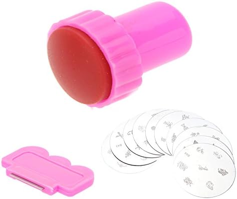 Vysart(TM) 12 in 1 DIY Nail Art Image Stamp Plates Polish Stamping Mixed Designs Set Nail Stamper/Scraper Printer Kit Salon Nail Art Tool