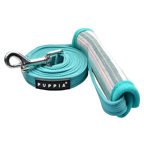 Puppia Spring and Summer Fashion Theros Dog Leash, Aqua, Large