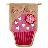 Be My Valentine Vertical Flag