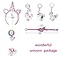 41 PCS Unicorn Party Favors Supplies, Headbands Rings Rainbow Bracelets Keychains Wristbands Kids Birthday Unicorn Toys All Ages Parties Keys Bag Decoration