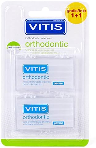 Vitis Orthodontic Wax 10 Strips Pack of 6 (6 x 10 Pieces), 1 count (Pack of 60)